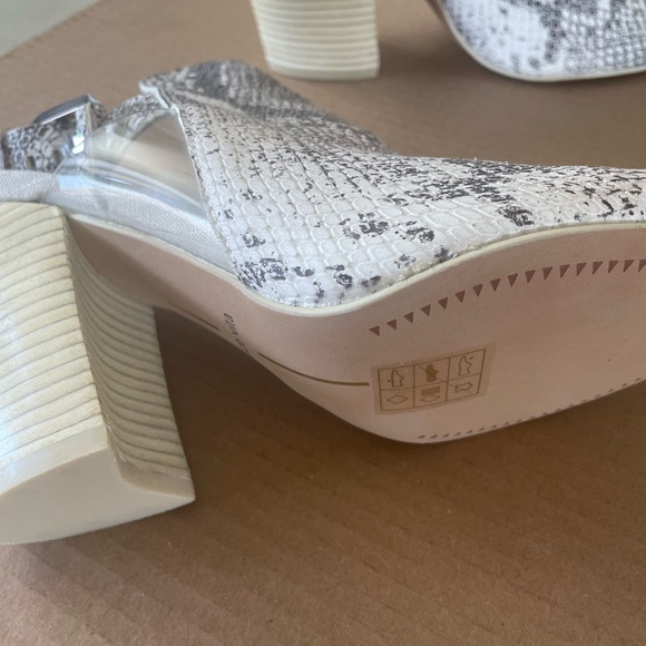 Dolce Vita Snake Print Bootie/Slides - Picture 3 of 5